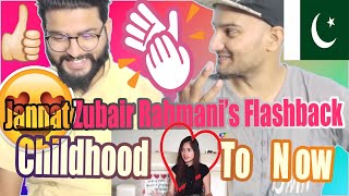 Pakistani Boys React Jannat Zubair Rahmani’s Flashback With India Forums | Childhood