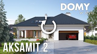 Projekt domu AKSAMIT 2 - widok 360º