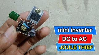 Cara Membuat Joule Thief Mini Inverter dari Trafo Bekas Charger HP