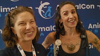 Snake Therapy with Shira Loa and HappyBasins by Amy Benzi LIVE from AnimalCon 2024! #happybasins