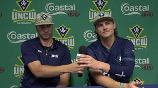 UNCW Baseball Jacob Shafer & Tanner Thach | Postgame vs Elon, 3-23-24