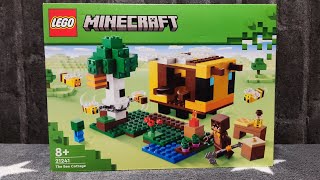 LEGO Minecraft 2023 - Set 21241 - Das Bienenhäuschen - LEGO Speed Build  + Overview