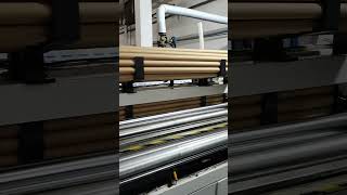 Neck paper production line