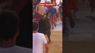 PELIGRO EN LA CALLE !!! 😱😱 El Mejor Short de Toros Toros Tv #bull #toros #shorts #torostv