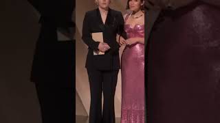 America Ferrera informs Kate McKinnon Jurassic Park series are 'not documentaries' #shorts #oscars