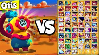 Otis VS Every Brawler !!! Otis 1v1 Deep Sea Battle Brawl Stars