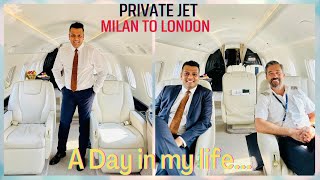 Milan to London Private Jet | Excellent Cockpit Experience with our Flying Partners | European Tours