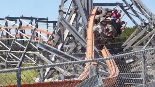 Iron Rattler Drop & Quarry Wall Tour, at Roller Coaster Rodeo, Six Flags Fiesta Texas