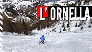 Ornella Black Ski Run at Arabba Portavescovo: From Lambada to Tango on Skis in the Dolomites