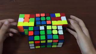 5 3x3s solve in 1 minute!(100 subscribers special)