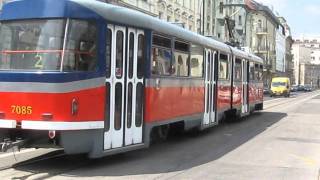 Bratislava MHD - Tatra K2G #7085 departing Šafárikovo námestie