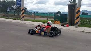 Go Kart cadet 80cc test drive