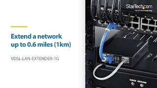 VDSL2 UTP Extender Kit, 300Mbps, 0.6mi (1km) | StarTech.com