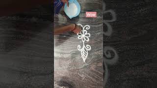 Simple and easy rangoli....borders.......