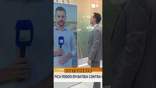 Ciclista fica ferido em batida contra carro no centro de Londrina