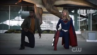 Supergirl 5x08 _Supergirl and Jonn stops Rhama Khan