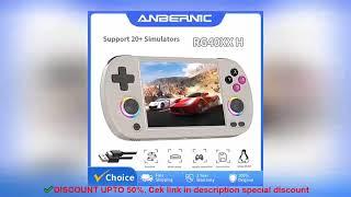 ✔️ANBERNIC RG40XX H Handheld Game Console Linux 64-bit System 4.0 inch I