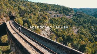 Zig Zag Railway Cinematic via Aerial Drone 4k