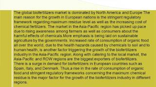 Biofertilizers Market - Global Trends and Forecasts to 2019