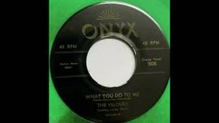 The  Velours   -   What You Do To Me 1957  doo wop