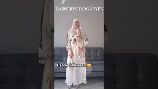 Daenerys Targaryen Stormborn, Mother of Dragons🐉 Baby Dragon. Happy Halloween costume 🎃