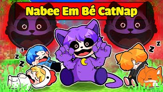 NABEE EM BÉ CATNAP ĐI LẠC ĐƯỢC TÔ GÀ NHẬN NUÔI TRONG MINECRAFT*NABEE EM BÉ CATNAP 👶🌙🐈