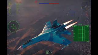 Рутинная тактика на топ тире су 27 в WarThunder