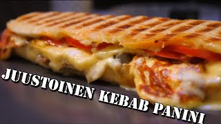 Juustoinen Kebab Panini