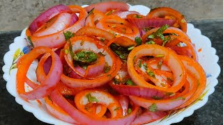 dhaba style laccha pyaaz recipe | how to make laccha pyaaz