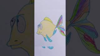 Easy Fish Drawing and Coloring Titorial#fishdrawingeasy #easydrawingandcoloring