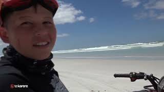 Te Aupōuri iwi harvest stranded whale at Tokerau Beach