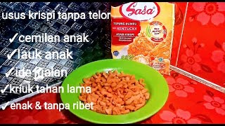 CARA MEMBUAT USUS CRISPY TANPA TELOR KRIUK & GURIH#ususcrispy#ususkrispi#usus#resepusus#ekafitriani