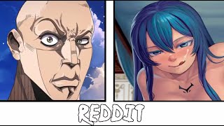 Anime VS Reddit  (The rock reaction meme) Part #100