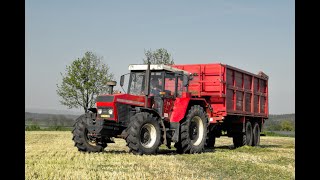 Claas Jaguar 850 | Zetor Tractor in action - RYE HARVEST