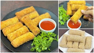 আলু আর পাউরুটির মুচমুচে স্প্রিং রোল  | Potato Spring Roll | Aloo Samosa | Easy Potato Snacks Recipe