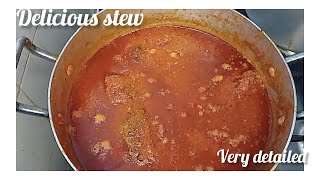 Easy way to make the most delicious fish stew/ Nigeria stew / A must try recipe