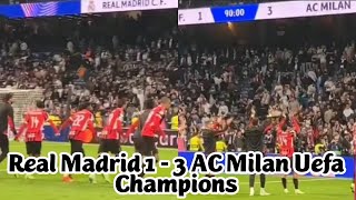 🔴 Real Madrid 1-3 AC Milan full reaction at Bernabeu Uefa Champions