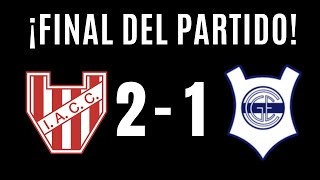 🛑 INSTITUTO VENCIÓ A GIMNASIA 2 A 1