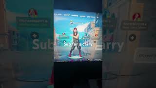 Sub for a carry #fortnite