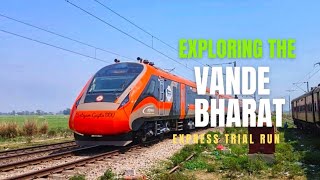 20829 Durg-Vskp Vandebharat express arrived at Titalagarh jn, during its 1st trail run to vskp /tig😎