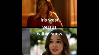 Iris West vs Caitlin Snow #shorts