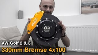 VW GOLF 2 + 3 | 330mm Vmaxx Bremsanlage 4x100 | Unboxing | Qualitatief  [G2-15]