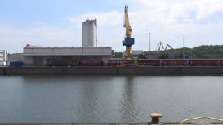 PEF-Schienenbus am 29.5.16 im Nürnberger Hafen (2)