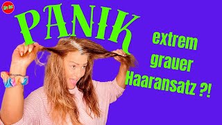 Panik extrem grauer Haaransatz ?! #haarefärben #trending #stylist