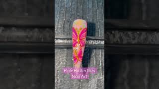 Butterfly Nail Art Design |gelnails #nailart #nailartdesigns #naildesign #manicure #nails #butterfly