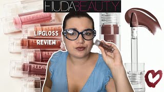 Huda Beauty faux filler lipgloss 😘 : testing the fake lip filler