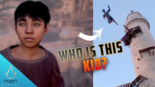 Kid tries to do the leap of faith in Assassin's Creed Mirage