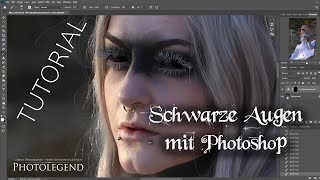 Schwarze Augen mit Photoshop ~ Tutorial