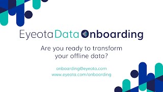 Eyeota Data Onboarding | Activate First-Party Data for Digital Marketing