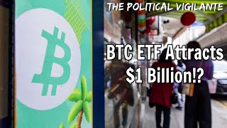 Hong Kong's BTC ETF Attracts $1 Billion!?